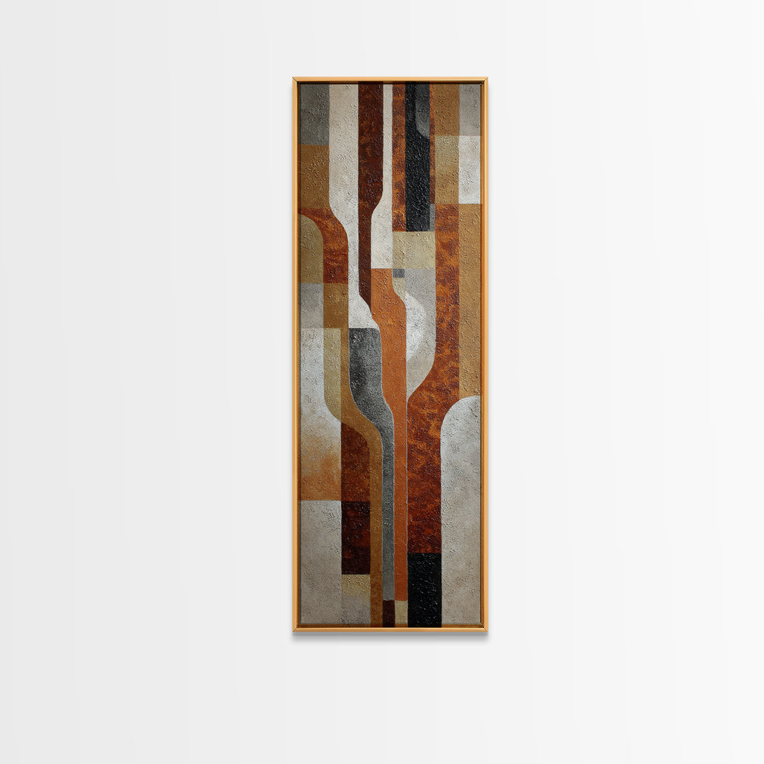 Textured Neutral Abstraction Canvas Print, Art, Black Art, Living Room Decor, Fine Art, Wall Decor, Neutral Decor, ART-1x3-97
