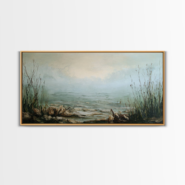 Surreal Dream Landscape Canvas Print, Art, Printable Wall Art, Living Room Decor, Watercolor Art, Canvas Art, ART-2x1-31