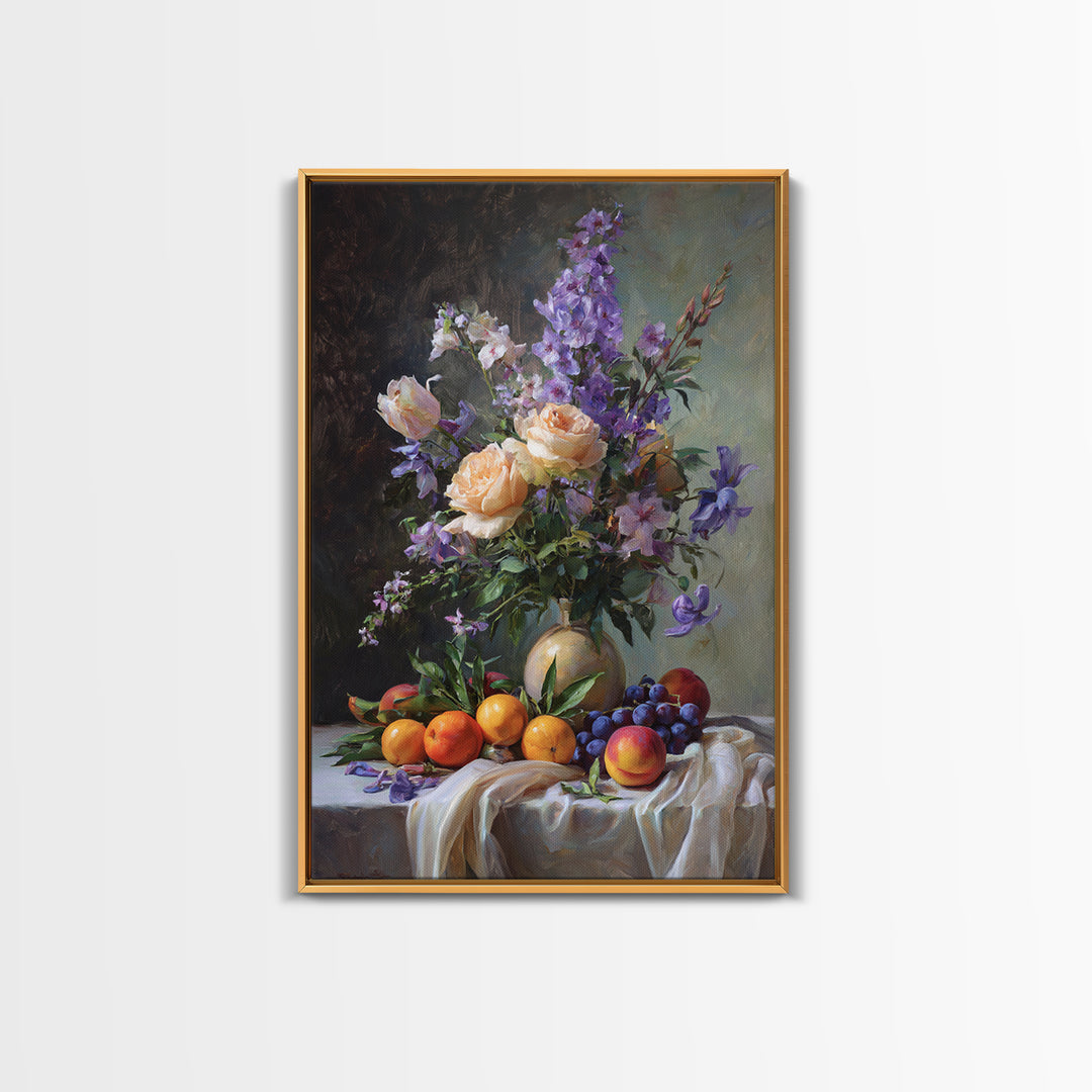 Museum Still Life Canvas Print, Art, Wall Art Prints, Living Room Decor, Fine Art, Ai Art, Textured Wall Art, ART-2x3-81