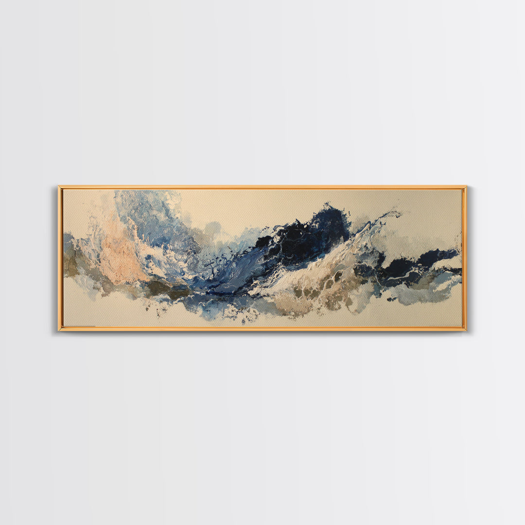 Abstract Water Forms Canvas Print, Art, Printable Art, Living Room Decor, Abstract Art, Statement Artwork, Boho Decor, ART-3x1-11