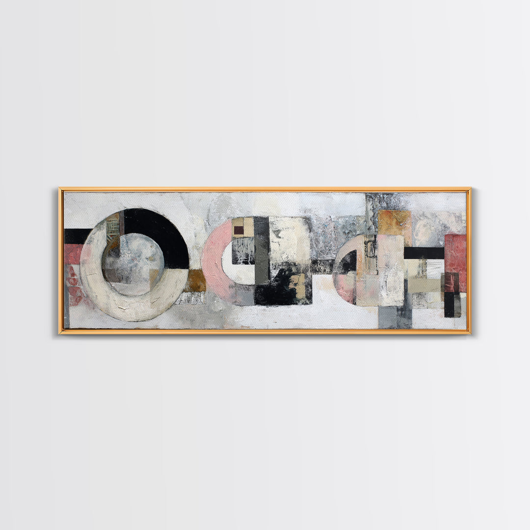 Textured Neutral Abstraction Framed Canvas Print, Art, Art Prints, Living Room Decor, Abstract Art, Framed Wall Art, ART-3x1-5