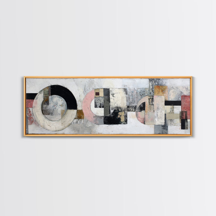 Textured Neutral Abstraction Framed Canvas Print, Art, Art Prints, Living Room Decor, Abstract Art, Framed Wall Art, ART-3x1-5