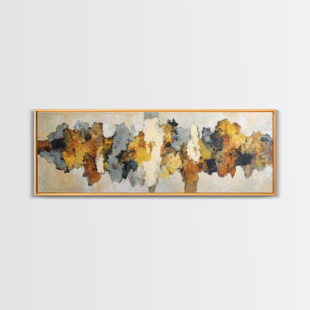 Contemporary Abstract with Layered Pigments and Energetic Canvas Print, Art, Wall Art for Mom, Living Room Decor, Abstract Art, ART-3x1-66