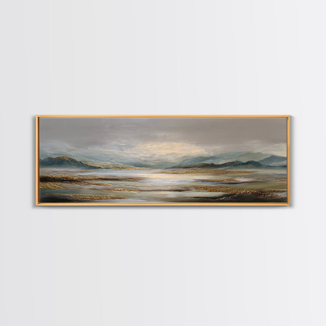 Surreal Dream Landscape Canvas Print, Art, Wall Art Prints, Living Room Decor, Fine Art, Ai Art, Textured Wall Art, ART-3x1-75