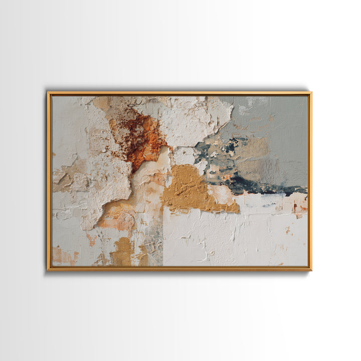 Textured Neutral Abstraction Canvas Print, Art, Digital Wall Art, Living Room Decor, Abstract Art, Framed Art, ART-3x2-17