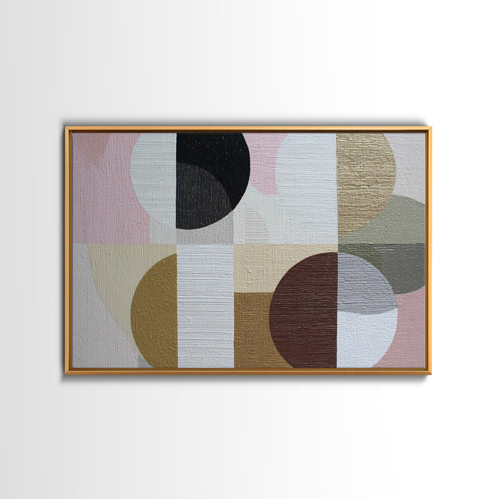 Geometric Color Study Canvas Print, Art, Art Nouveau, Living Room Decor, Abstract Art, Abstract Wall Art, Resin Art, ART-3x2-37