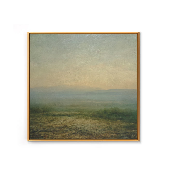 Gallery Style Landscape with Expansive Negative Space Canvas Print, Above Sofa Art, Coastal Wall Art, Living Room Decor, ASA-1x1-24