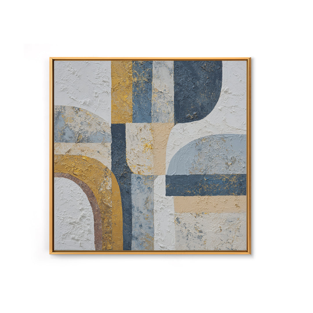 Textured Plaster Abstract Canvas Print, Above Sofa Art, Watercolor Painting, Living Room Decor, Abstract Art, Statement, ASA-1x1-35