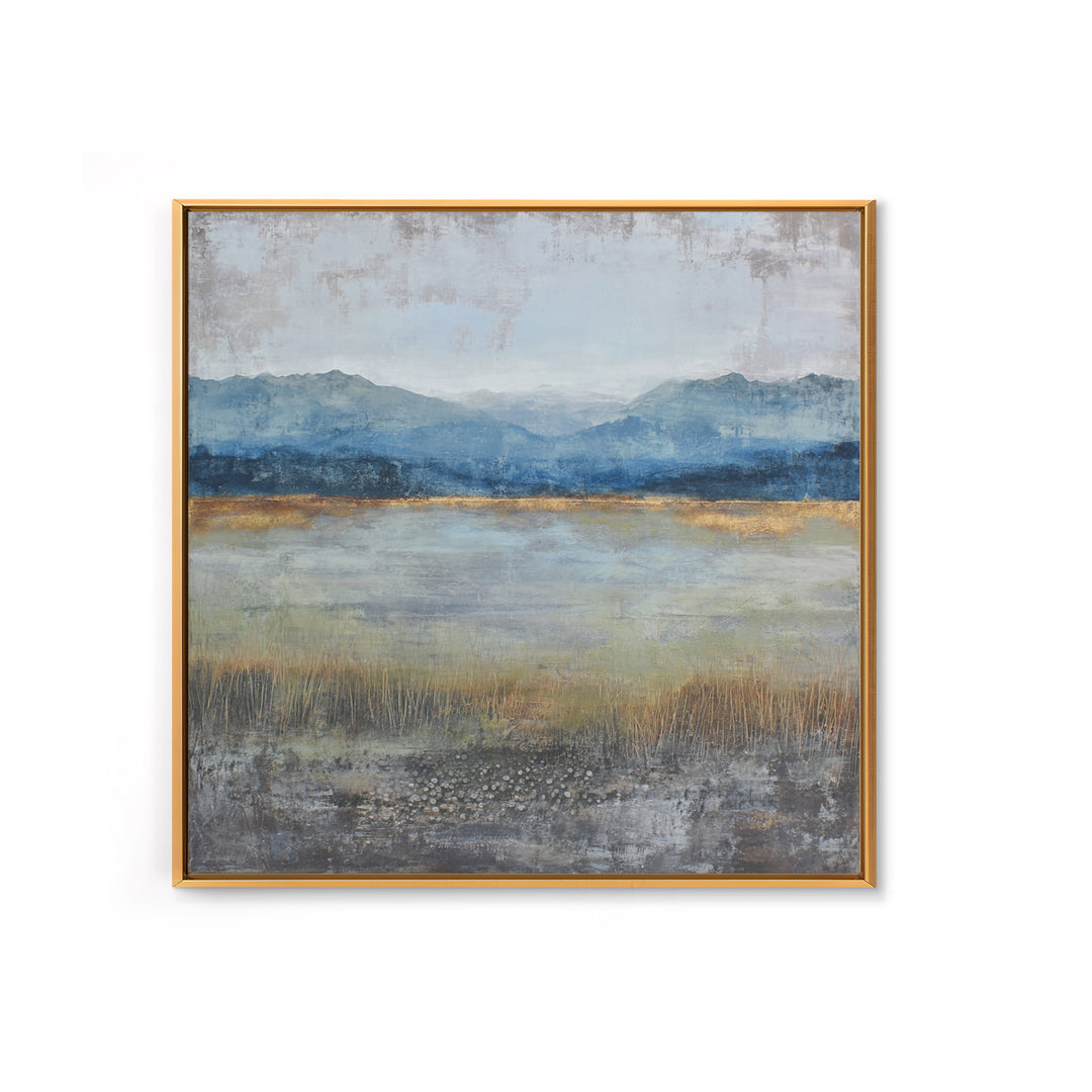 Oversized Abstract Landscape Canvas Print, Above Sofa Art, Modern Art, Living Room Decor, Fine Art, Statement, Art Print, ASA-1x1-49