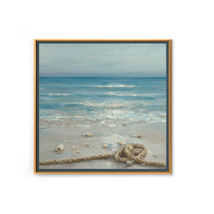 Moody Seascape at Twilight Canvas Print, Above Sofa Art, 3 Piece Wall Art, Living Room Decor, Statement, Neutral Decor, ASA-1x1-60