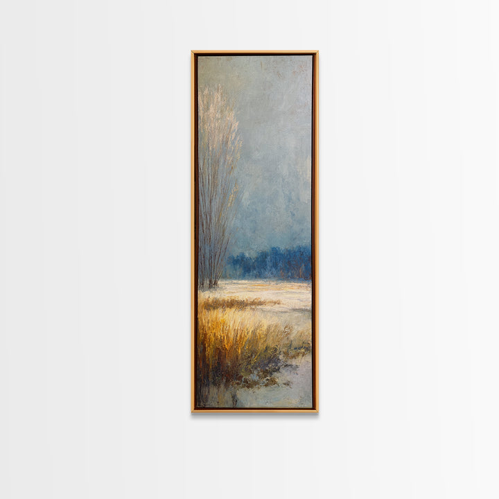 Oversized Abstract Landscape Canvas Print, Above Sofa Art, Bauhaus Print, Living Room Decor, Oil Painting, Statement, ASA-1x3-37