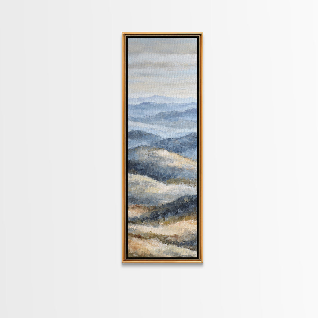Sunlit Rolling Hills Canvas Print, Above Sofa Art, 3 Piece Wall Art, Living Room Decor, Fine Art, Statement, Neutral Decor, ASA-1x3-5