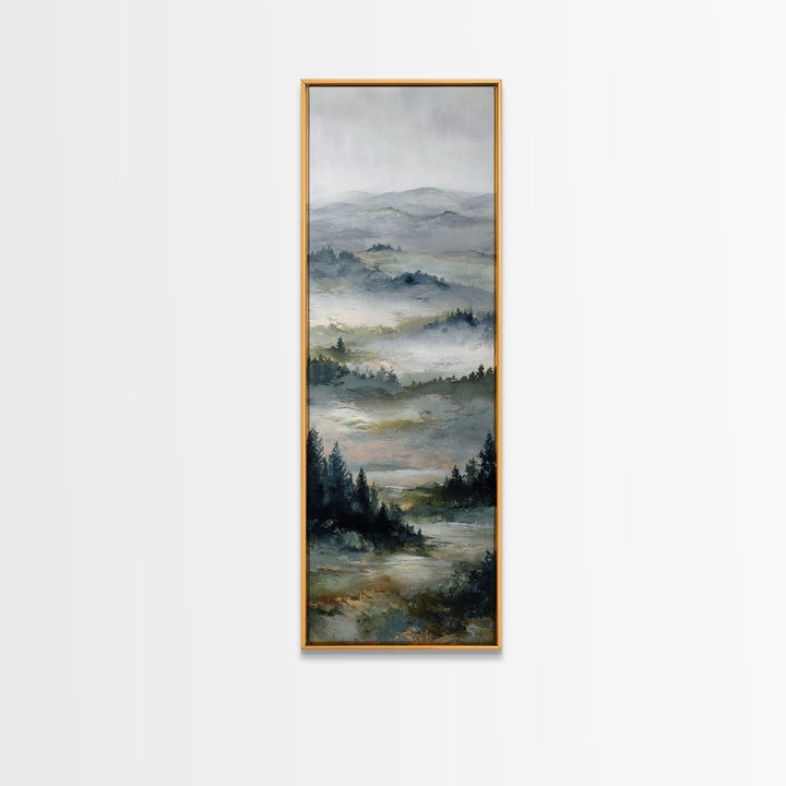 Wide Olive and Beige Meadow Panorama Canvas Print, Above Sofa Art, Minimalist Wall Art, Living Room Decor, Fine Art, Statement, ASA-1x3-94