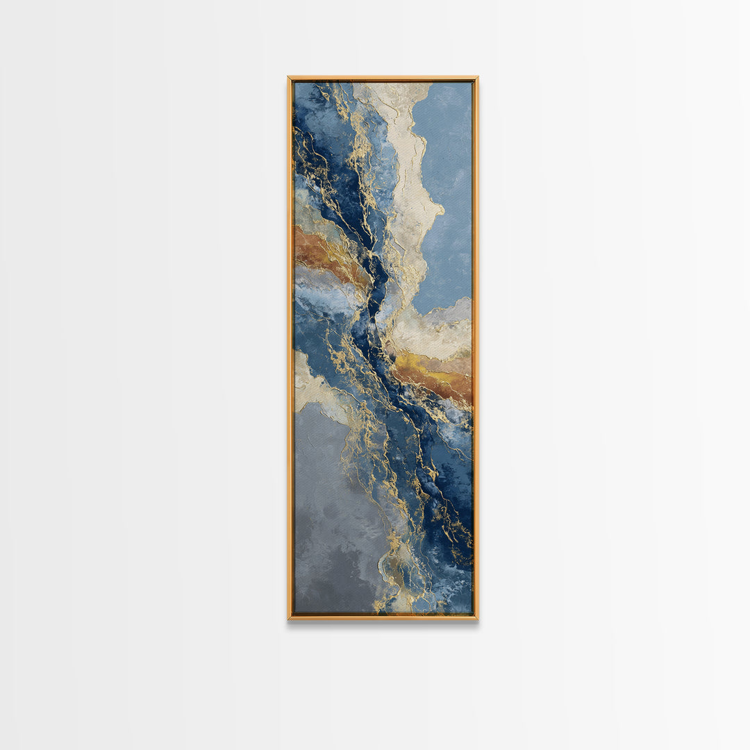 Textured Plaster Abstract Canvas Print, Above Sofa Art, Watercolor Painting, Living Room Decor, Statement, Bauhaus Print, ASA-1x3-95