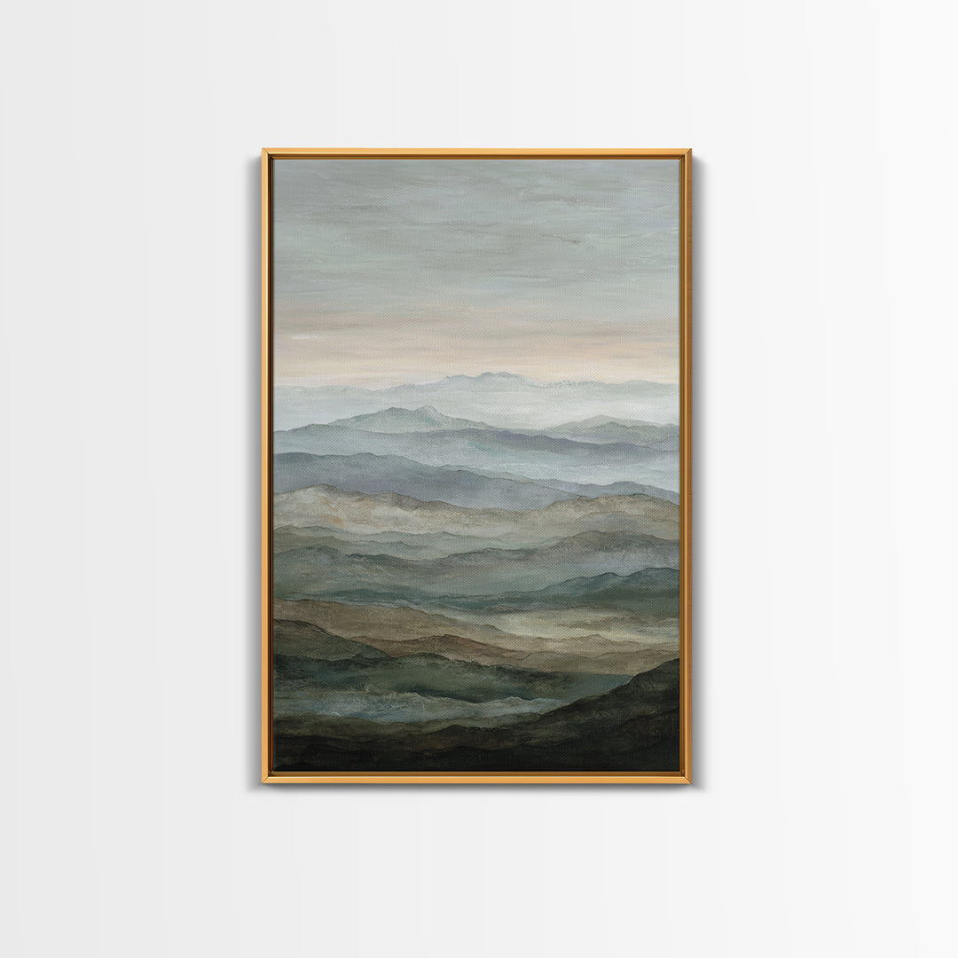 Oversized Abstract Landscape Canvas Print, Above Sofa Art, Canvas Wall Art, Living Room Decor, Statement, Living Room Wall Art, ASA-2x3-57