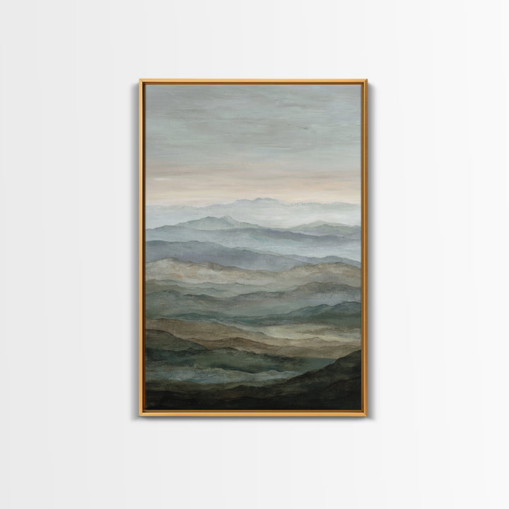 Oversized Abstract Landscape Canvas Print, Above Sofa Art, Canvas Wall Art, Living Room Decor, Statement, Living Room Wall Art, ASA-2x3-57