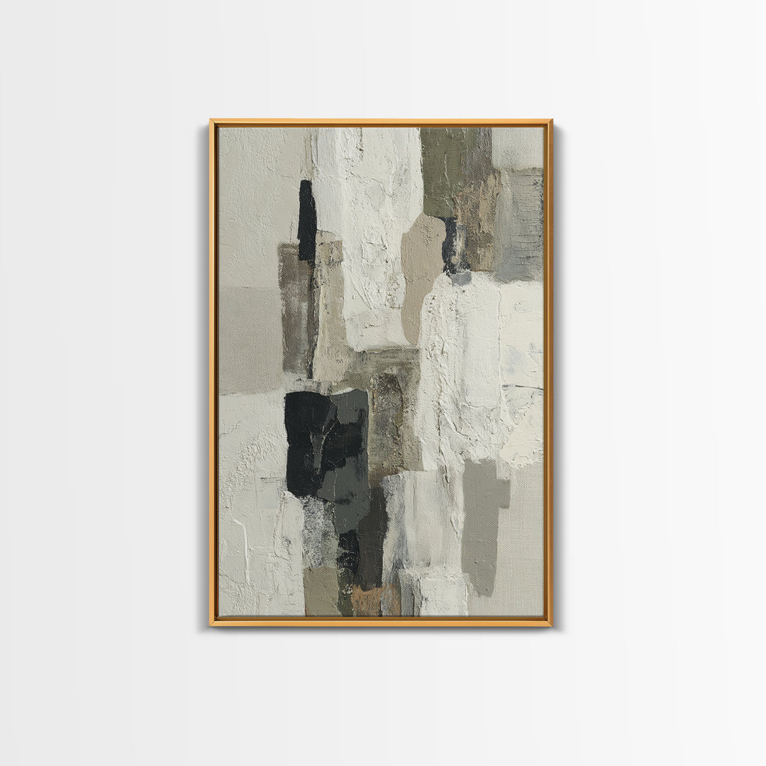 Large Modern Organic Shapes Canvas Print, Above Sofa Art, Contemporary Art, Living Room Decor, Abstract Art, Statement, ASA-2x3-58