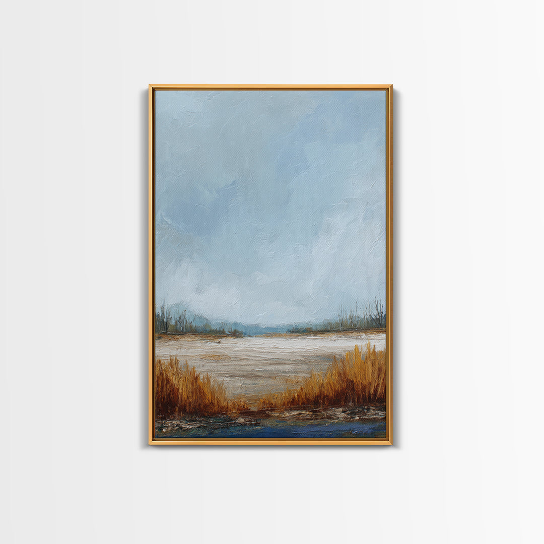 Oversized Abstract Landscape Canvas Print, Above Sofa Art, Canvas Wall Art, Living Room Decor, Statement, Living Room Wall Art, ASA-2x3-81