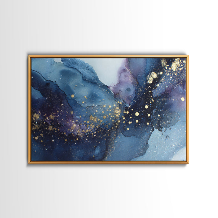 Scorpio Formed from Stars and Jeweled Shadows Framed Canvas Print, Astrology Art, Zodiac Sign Print, Living Room Decor, Zodiac, AST-3x2-86