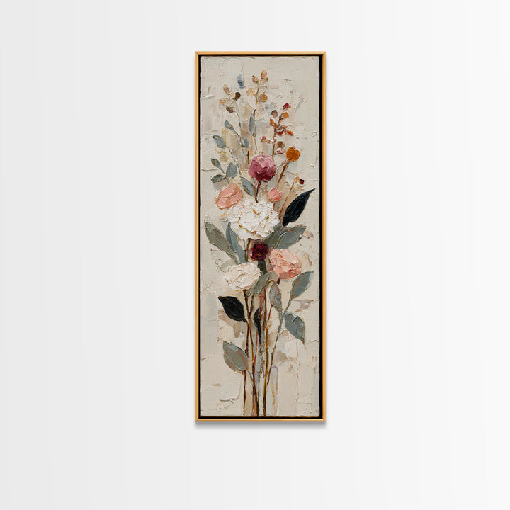 Warm Fireplace Still Life Canvas Print, Bed and Breakfast Art, Statement Artwork, Living Room Decor, Fine Art, BAB-1x3-78