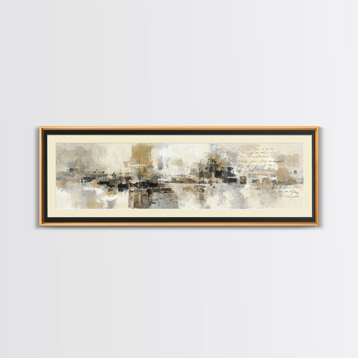 Antique Key and Handwritten Canvas Print, Bed and Breakfast Art, Bedroom Wall Decor, Living Room Decor, Fine Art Print, BAB-3x1-1