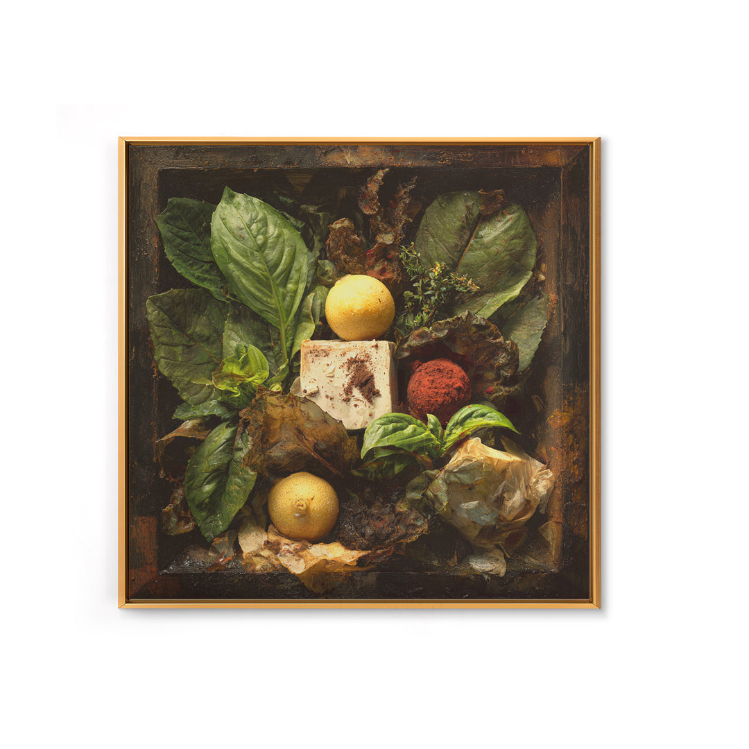 Chocolate Truffle Still Life Framed Canvas Print, Bakery Art, Modern Decor, Bakery Decor, Fine Art, Patisserie, Wall Decor, BAK-1x1-67