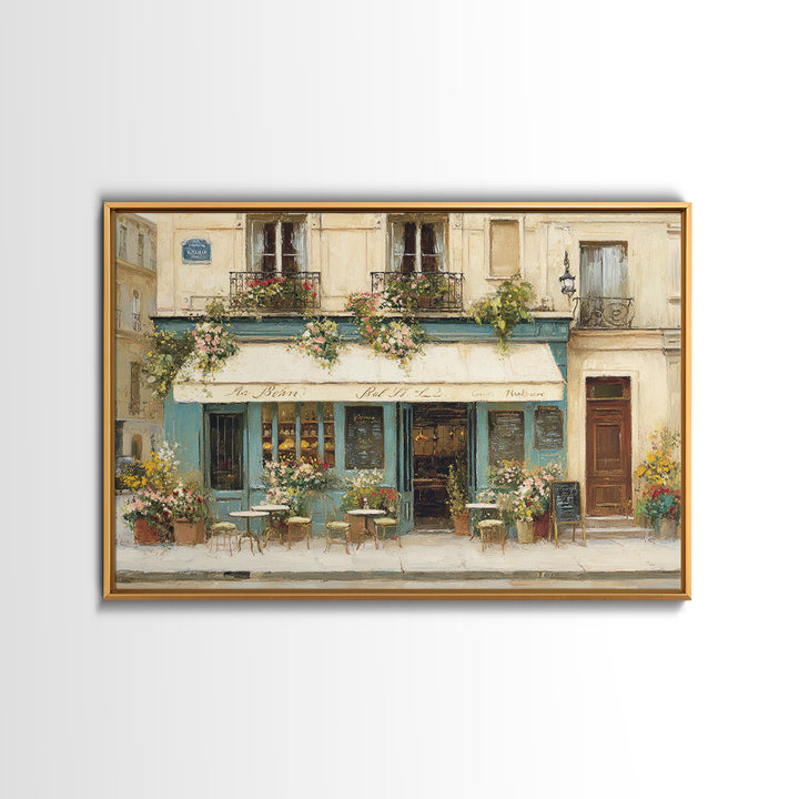 Parisian Dessert Poster Framed Canvas Print, Bakery Art, Kitchen Art Print, Bakery Decor, Fine Art, Patisserie, Modern Decor, BAK-3x2-28