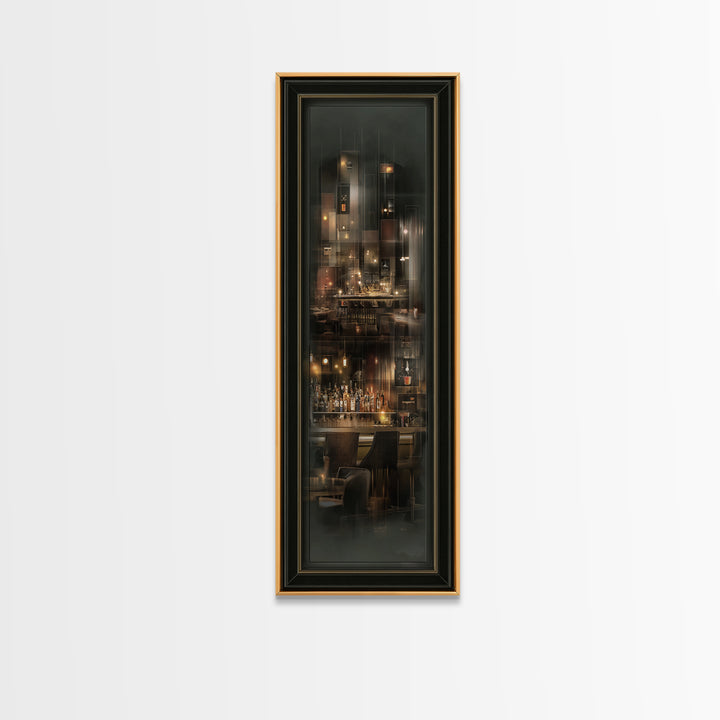 Cocktail Recipe Diagram Styled as Elegant Art Canvas Print, Bar Art, Art Print, Bar Decor, Fine Art, Kitchen Wall Decor, BAR-1x3-32