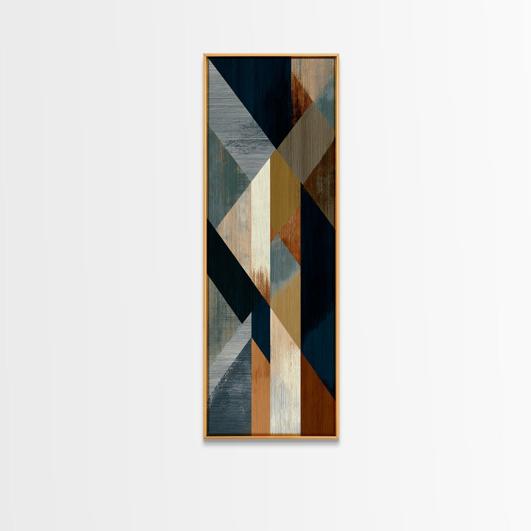 Sports Jersey Abstract Canvas Print, Basement Art, Baseball Decor, Living Room Decor, Fine Art, Retreat, Textured Painting, BAS-1x3-42