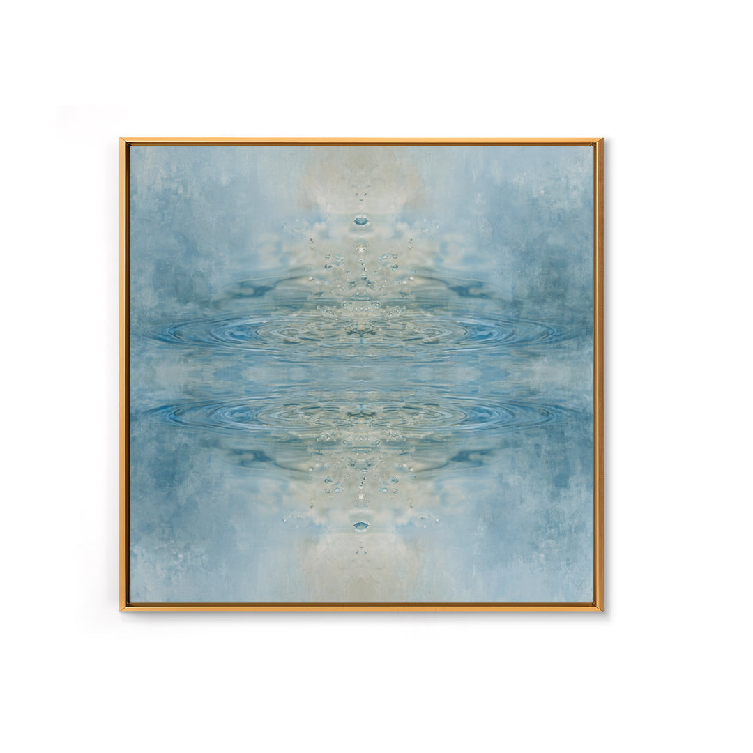 Abstract Water Ripples Canvas Print, Bathroom Art, Bathroom Accessories, Bathroom Decor, Abstract Art, Spa, Fine Art Print, BAT-1x1-5