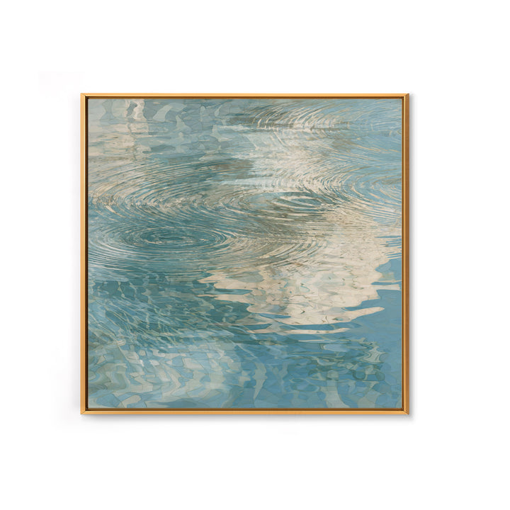 Abstract Water Ripples Canvas Print, Bathroom Art, Modern Decor, Bathroom Decor, Fine Art, Spa, Home Decor, Poster, Digital Art, BAT-1x1-77