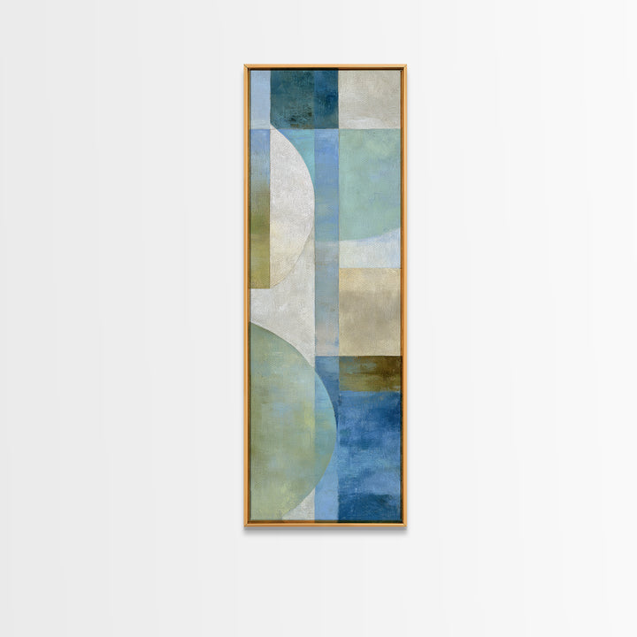 Clean Geometric Forms Canvas Print, Bathroom Art, Printable, Bathroom Decor, Spa, Bathroom Prints, Bathroom Wall Decor, BAT-1x3-33