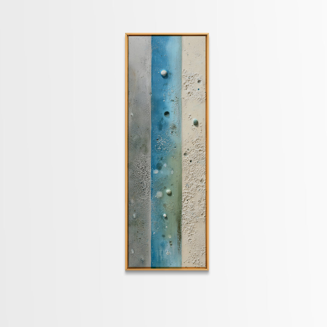 Clean Geometric Forms Canvas Print, Bathroom Art, Bathroom Wallpaper, Bathroom Decor, Abstract Art, Spa, Luxury Decor, BAT-1x3-9