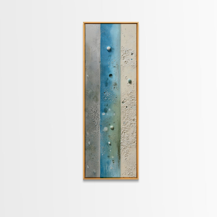 Clean Geometric Forms Canvas Print, Bathroom Art, Bathroom Wallpaper, Bathroom Decor, Abstract Art, Spa, Luxury Decor, BAT-1x3-9
