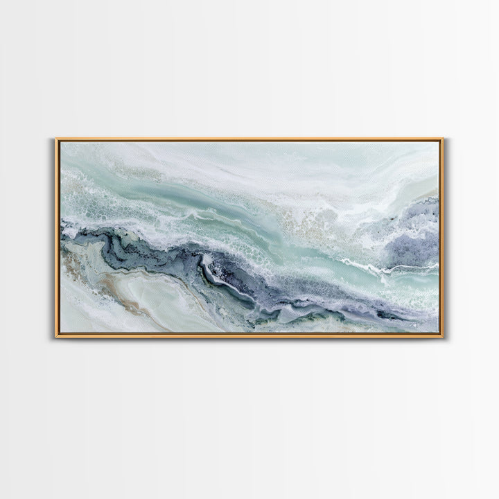 Abstract Marble Texture Framed Canvas Print, Bathroom Art, Luxury Decor, Bathroom Decor, Abstract Art, Spa, Digital Wall Art, BAT-2x1-12