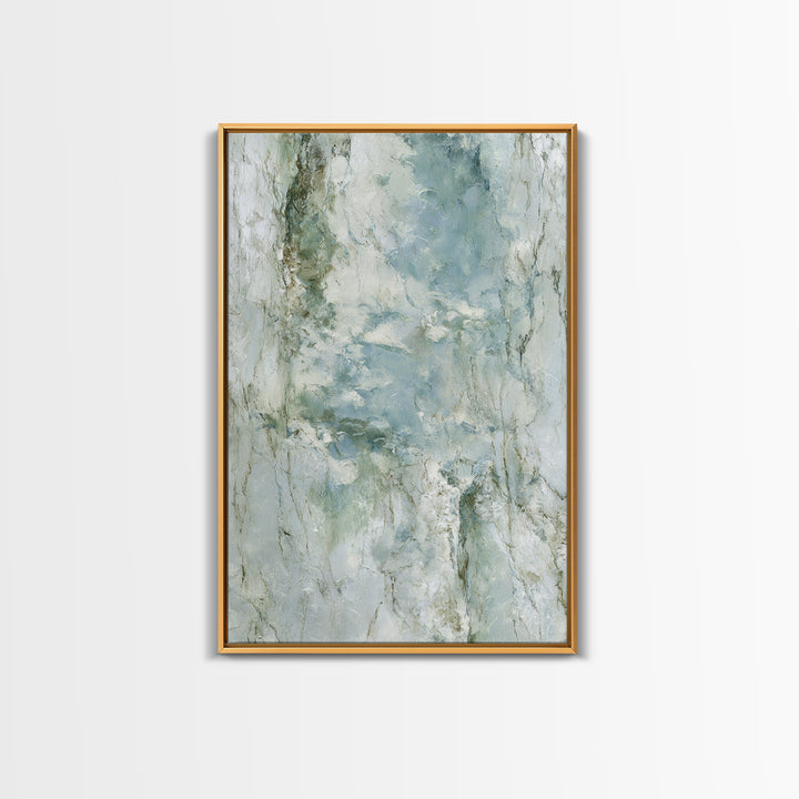 Abstract Marble Texture Framed Canvas Print, Bathroom Art, Dopamine Decor, Bathroom Decor, Abstract Art, Spa, Halloween Art, BAT-2x3-24