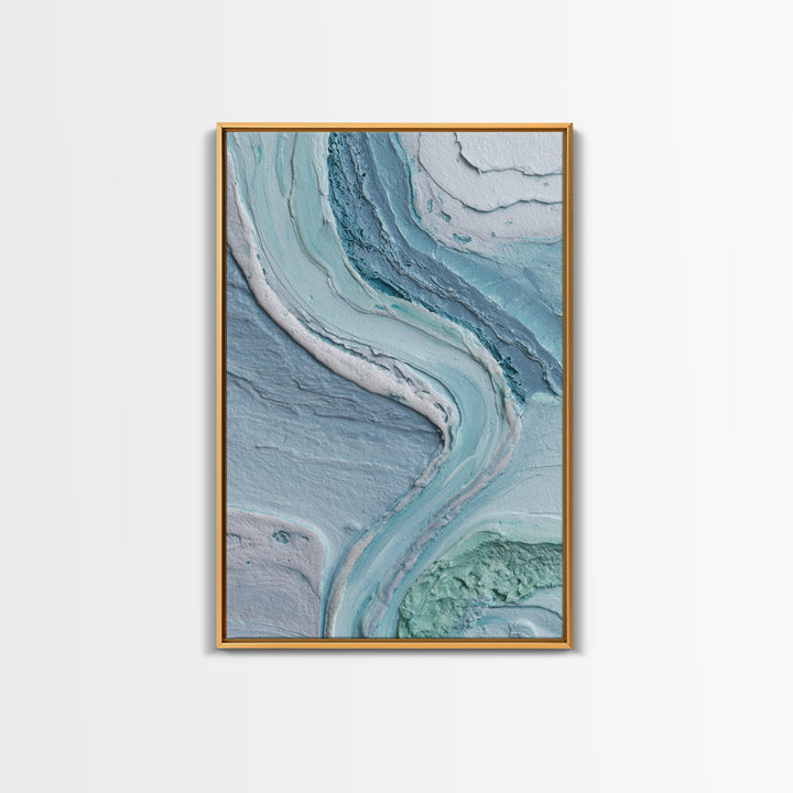 Soft Cloud and Rain Composition Framed Canvas Print, Bathroom Art, Bathroom Wall Decor, Bathroom Decor, Fine Art, Spa, BAT-2x3-3
