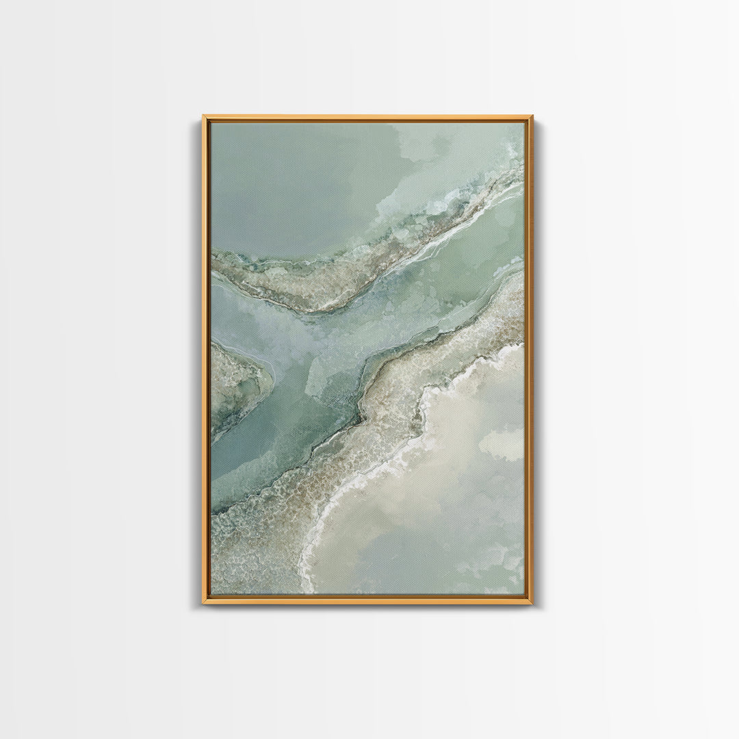 Soft Figure Line Drawing Canvas Print, Bathroom Art, Wall Decor, Bathroom Decor, Oil Painting, Spa, Contemporary Art, BAT-2x3-39