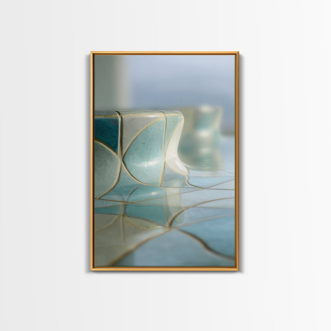 Clean Geometric Forms Canvas Print, Bathroom Art, Printable Wall Art, Bathroom Decor, Abstract Art, Spa, Bathroom Wall Decor, BAT-2x3-77