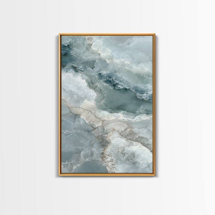 Abstract Marble Texture Canvas Print, Bathroom Art, Contemporary Art, Bathroom Decor, Abstract Art, Spa, Framed Wall Art, BAT-2x3-96