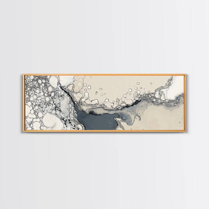 Soft Figure Line Drawing Framed Canvas Print, Bathroom Art, Neutral Decor, Bathroom Decor, Oil Painting, Spa, Wall Art, BAT-3x1-23