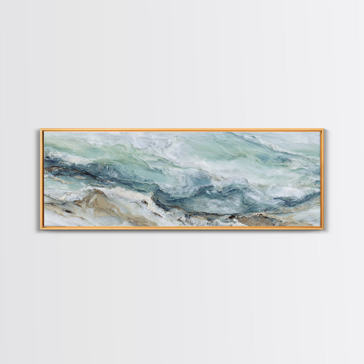 Abstract Marble Texture Canvas Print, Bathroom Art, Bathroom Accessories, Bathroom Decor, Abstract Art, Spa, Fine Art Print, BAT-3x1-8