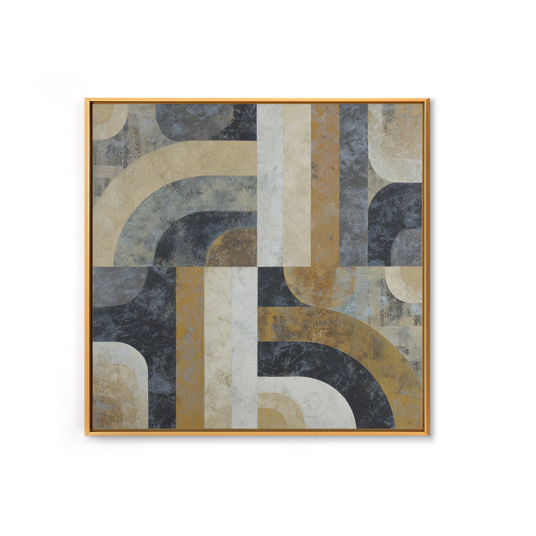 Abstract Marble Texture Framed Canvas Print, Black and White Art, Abstract Wall Art, Living Room Decor, Abstract Art, BAW-1x1-39