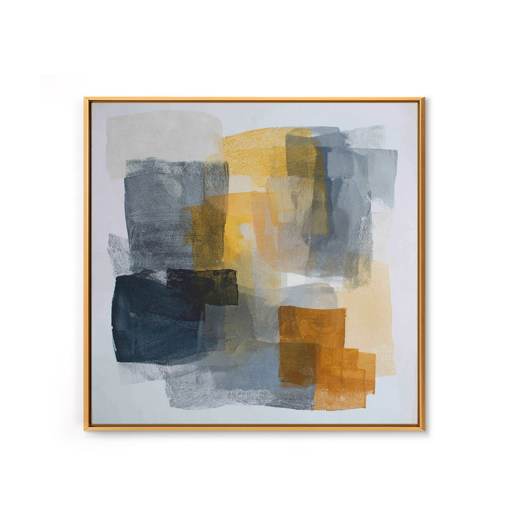 Abstract Charcoal Gestures on White Paper Canvas Print, Black and White Art, Living Room Decor, Abstract Art, Monochrome, BAW-1x1-4