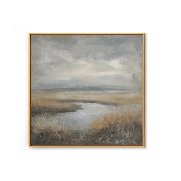 Misty Bridge Landscape Canvas Print, Black and White Art, Room Decor, Living Room Decor, Fine Art, Monochrome, Art Print, BAW-1x1-91
