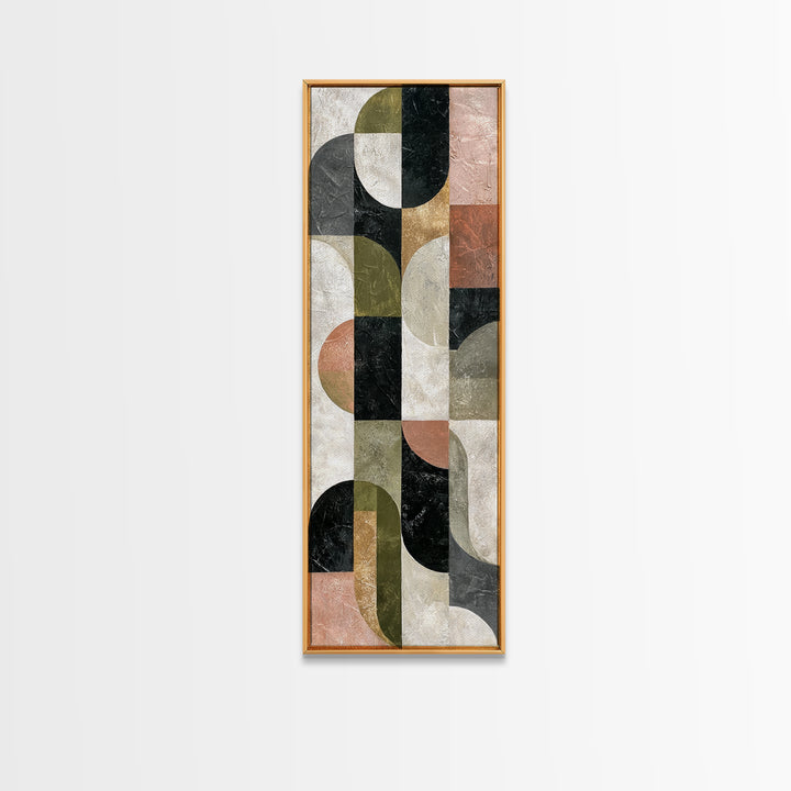 Abstract Marble Texture Canvas Print, Black and White Art, Original Art, Living Room Decor, Abstract Art, Monochrome, BAW-1x3-27