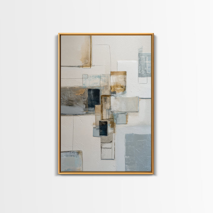 Minimal Face Pair Drawn Framed Canvas Print, Black and White Art, Art, Living Room Decor, Fine Art, Monochrome, Original Art, BAW-2x3-22