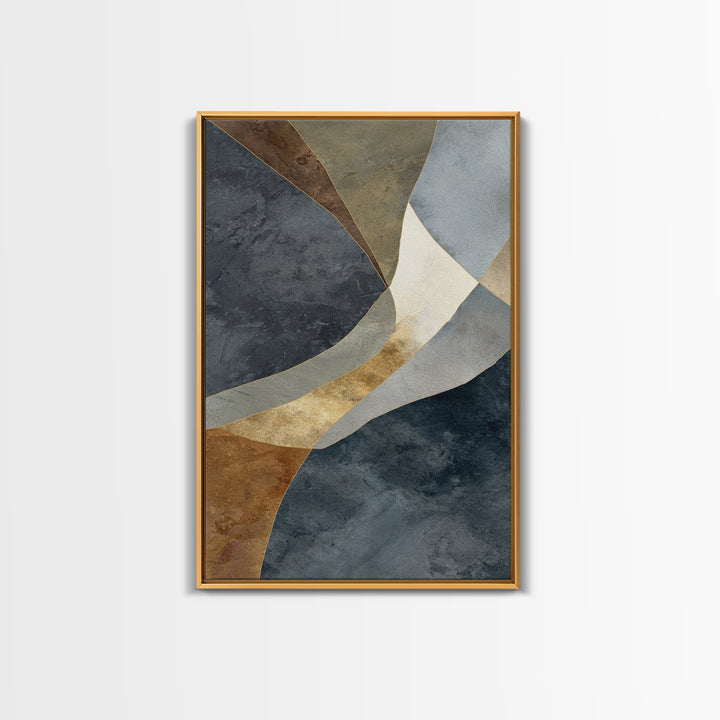 Abstract Marble Texture Canvas Print, Black and White Art, Modern Art, Living Room Decor, Abstract Art, Monochrome, BAW-2x3-95