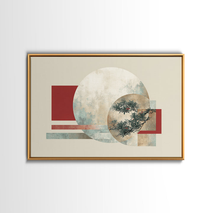 Large Circle and Line Abstract Canvas Print, Black and White Art, Set of 3 Prints, Living Room Decor, Fine Art, Monochrome, BAW-3x2-52