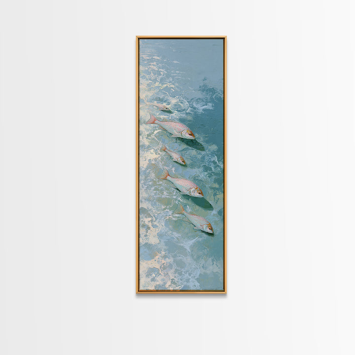 Coral Reef Fish Canvas Print, Beach Art, Fine Art Print, Coastal Decor, Fine Art, Shore, Wall Decor, Art Prints, Digital Art, BEA-1x3-94